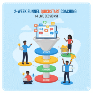 2-Week Funnel Quickstart Coaching (4 Live Sessions)