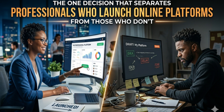 The One Decision That Separates Professionals Who Launch Online Platforms From Those Who Don’t