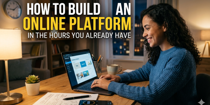 How to Build an Online Platform in the Hours You Already Have