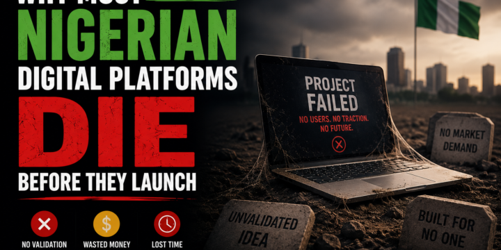 Why Most Nigerian Digital Platforms Die Before They Launch