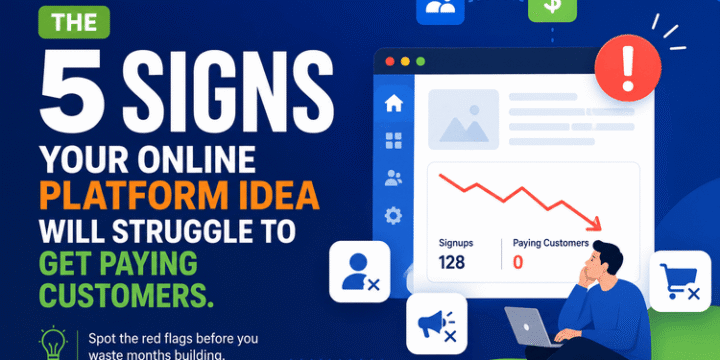 The 5 Signs Your Online Platform Idea Will Struggle to Get Paying Customers